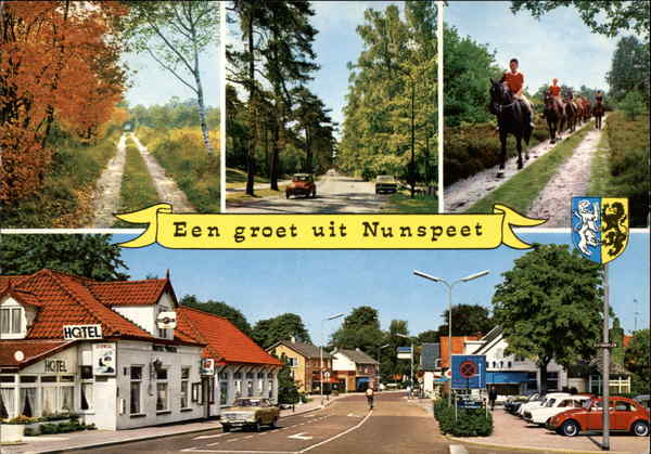 Views of the Town Nunspeet Netherlands