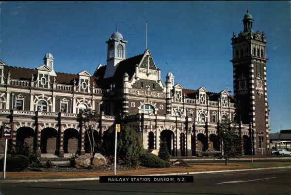 Railway Station Dunedin New Zealand
