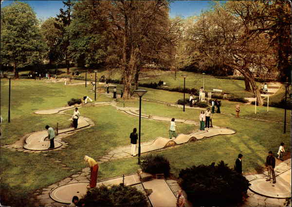 Altestes Radium-Solbad der Welt - Minigolf Platz Bad Kreuznach / Nahe Germany