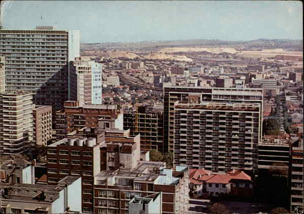 View across Hillbrow Johannesburg South Africa