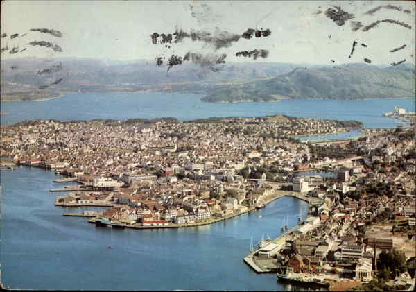 Aerial View Stavanger Norway