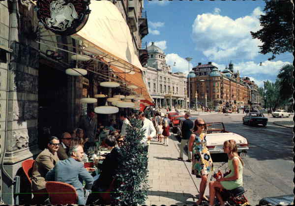 Hamngatan-Nybroplan-Strandvagen - Downtown Stockholm Sweden