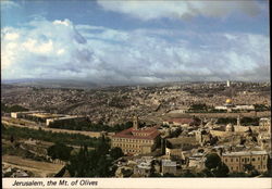 Jerusalem, the Mt. of Olives Postcard