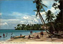 Beach at Dunn's Falls Postcard