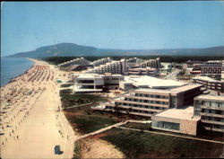 View of Hotels and Beach Albena, Bulgaria Greece, Turkey, Balkan States Postcard Postcard