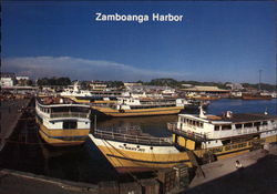 View of the Harbour Zamboanga, Philippines Southeast Asia Postcard Postcard