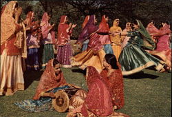Folk Dance Postcard