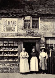 Mrs.Rushton's General Store, High Street c. 1900 Postcard