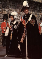 H.M. The Queen and H.R.H. The Duke of Edinburgh Windsor, United Kingdom Berkshire Postcard Postcard
