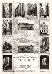 Views of Stockholm Postcard
