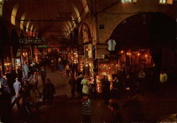 Covered Grand Bazaar Postcard