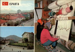 Views of Isparta Turkey Greece, Turkey, Balkan States Postcard Postcard