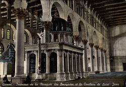 Omayades Mosque Interior - Tomb of St. Jean Postcard