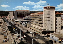 Dr. Oliveira Salazar Avenue and Large-Hotel Postcard