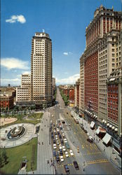 Spain Square and Princess Street Postcard