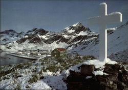 Shackleton Memorial Cross Postcard