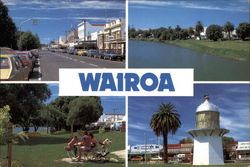 Various Views of Town - Northern Hawke's Bay Wairoa, New Zealand Postcard Postcard