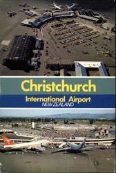 Christchurch International Airport, New Zealand Postcard