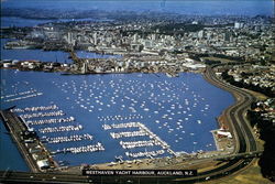 Westhaven Yacht Harbour Auckland, New Zealand Postcard Postcard