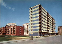 Settlement on Obuda Postcard