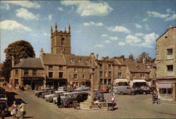 The Square Stow-On-The-World, England Postcard Postcard