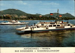 Autoschnell Fähren, Bad Godesberg, Niederdollendorf Postcard