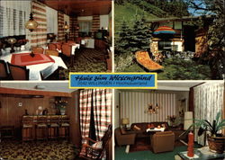 Pension " Haus zum Wiesengrund" Hochsauerland, Germany Postcard Postcard