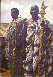 Chief's Linguist with Staff Postcard