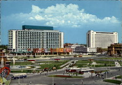 Nile Hilton Hotel and Midan Tahrir Postcard