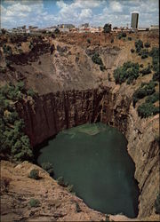 The Big Hole Kimberley, South Africa Postcard Postcard