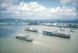 Masts at Huanpou Postcard