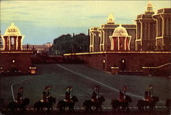 Ceating Retreat at Vijay Chowk, Republic Day Celebration Postcard