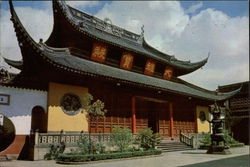 Grand Altar for Sakyamuni in the Jade Buddha Temple Shanghai, China Postcard Postcard