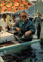 At the Fish Market Postcard