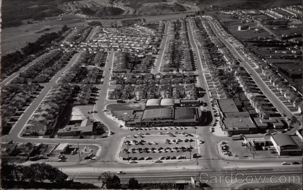 Shopping Center El Camino & Spruce Ave. / Brentwood Dr. 1950's San Bruno South San Francisco, CA