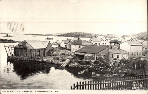 View of the Harbor Stonington Maine