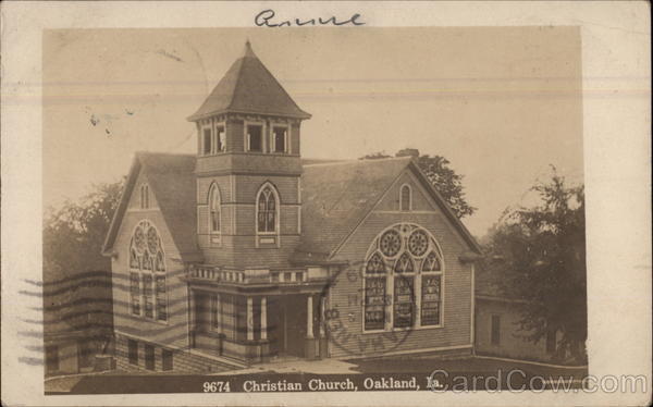 Christian Church Oakland Iowa