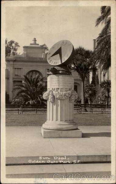 Sun Dial, Golden Gate Park San Francisco California