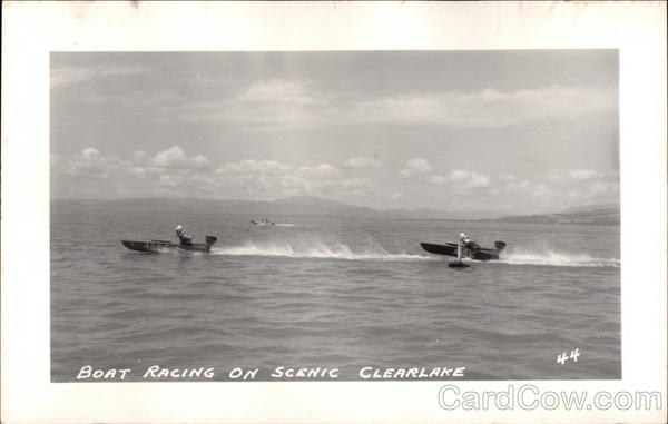 Boat Racing on Scenic Clearlake California