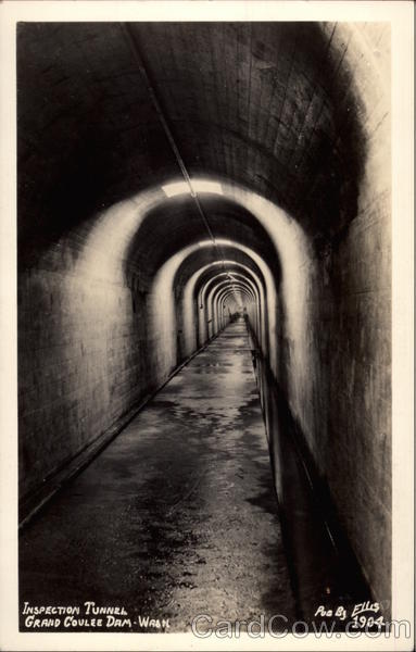 Inspection Tunnel Coulee Dam Washington