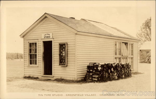 Tin Type Studio in Greenfield Village Dearborn Michigan