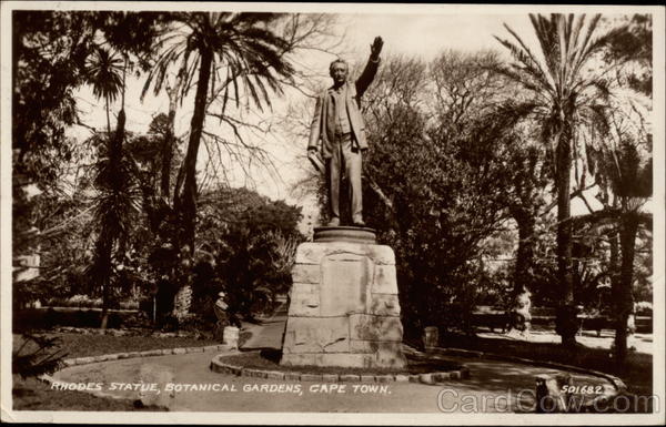 Rhodes Statue, Botanical Gardens Cape Town South Africa