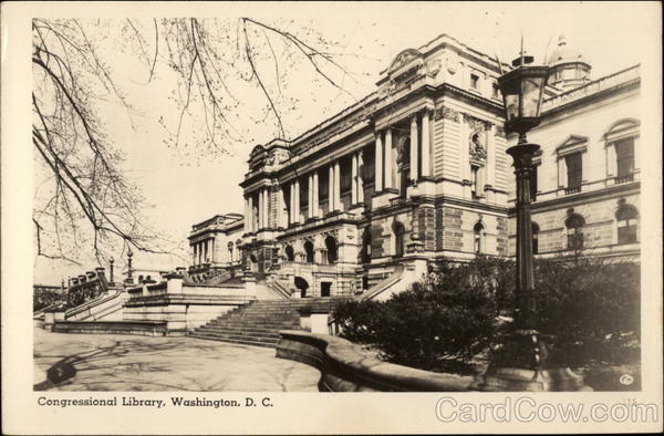 Congressional Library Washington District of Columbia