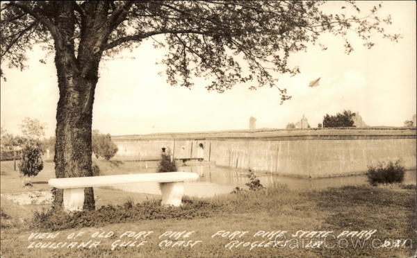 View of Old Fort Pike Rigolets Louisiana
