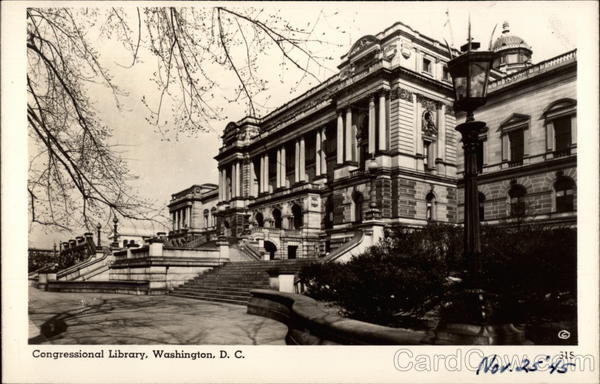 Congressional Library Washington District of Columbia