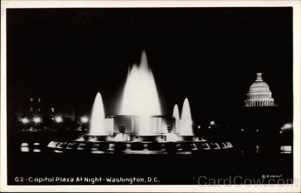 Capitol Plaza at Night Washington District of Columbia
