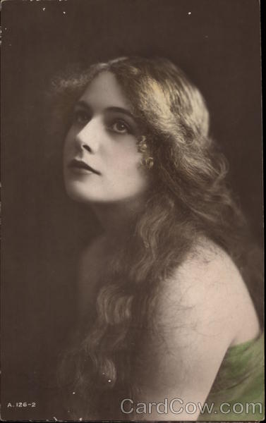 Woman With Long, Flowing Hair Women