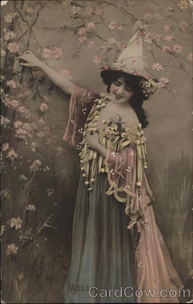 Woman Dressed in Pointed Hat Women