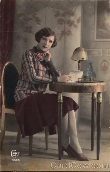 Woman Reading A Letter Women