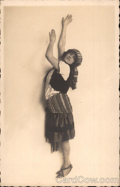 Ethnc Woman Lying on Floor for Portrait Women